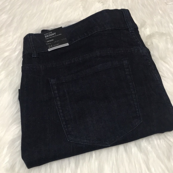 Plus Sz 𝅺Lane Bryant High Rise Skinny Jeans Sz 24 - Picture 2 of 14